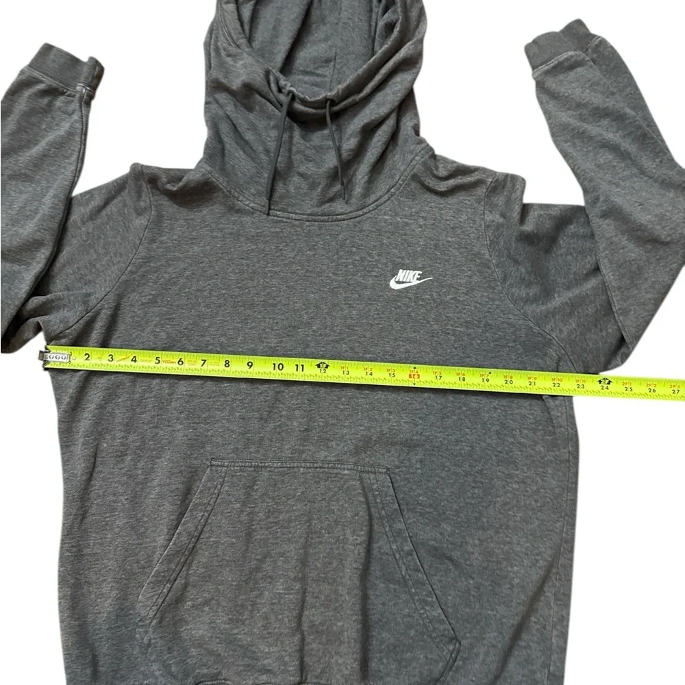 Nike Women’s Cowl Neck Gray Athletic Hoodie‎ Size XL Nike Swoosh Logo Sports